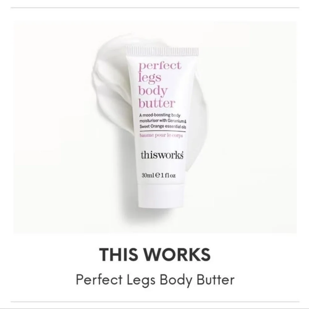 thisworks Perfect Legs Body Butter - White & Pink Tube